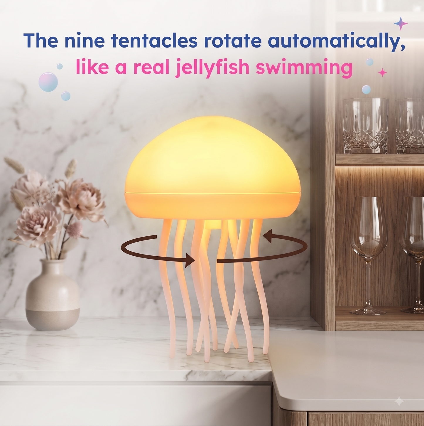 Jelluna Aura Jellyfish Lamp