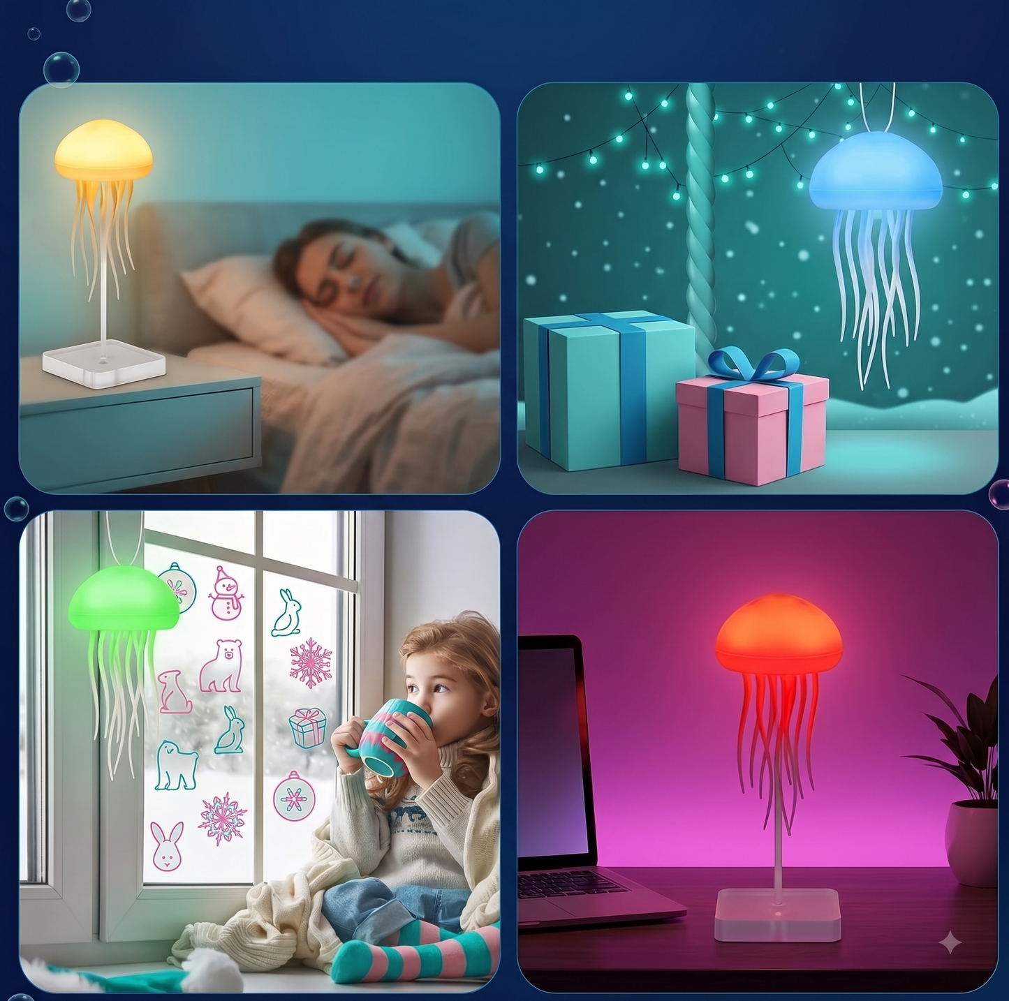 Jelluna Aura Jellyfish Lamp